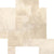 Marble Collection in Phaedra Cream Versailles Pattern 16x24 Natural Stone