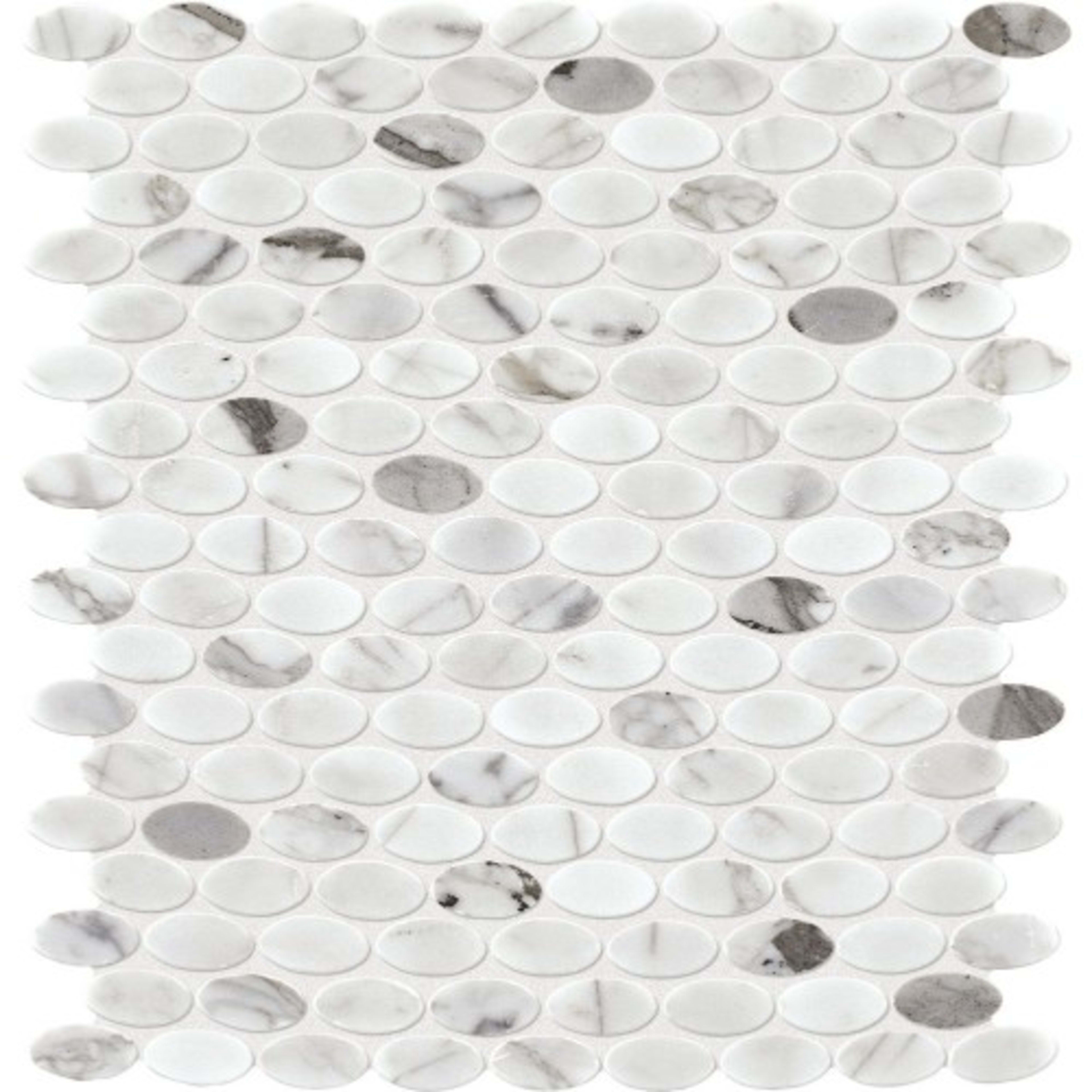 Marble Collection in Venetian Calacatta Oval Natural Stone