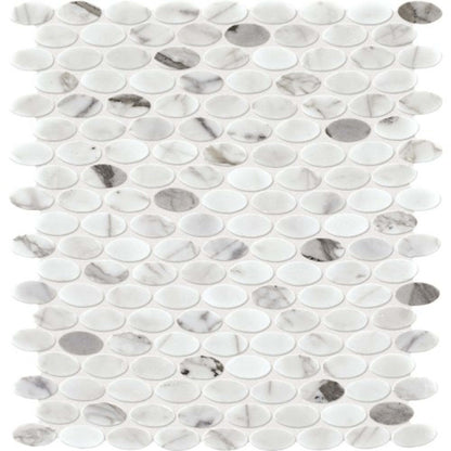 Marble Collection in Venetian Calacatta Oval Natural Stone