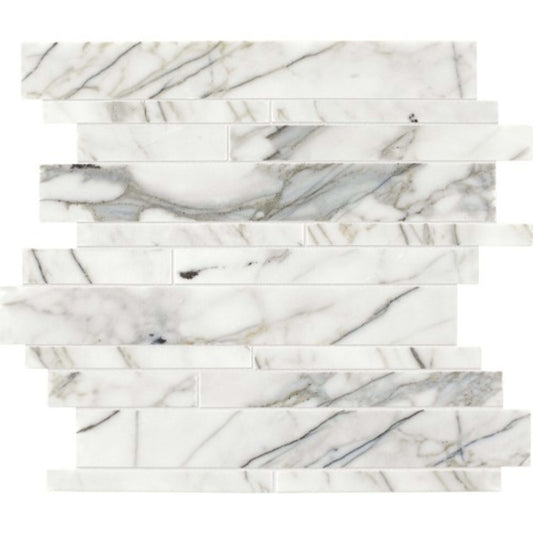 Marble Collection in Venetian Calacatta Random Linear Natural Stone