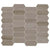 Marble Collection in Silver Screen Elongated Hex Natural Stone