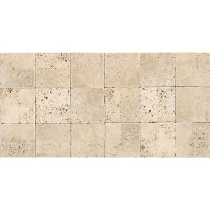 Travertine Collection in Ivory Classico 6x6 Natural Stone