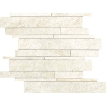 Marble Collection in White Cliffs Random Linear  Natural Stone