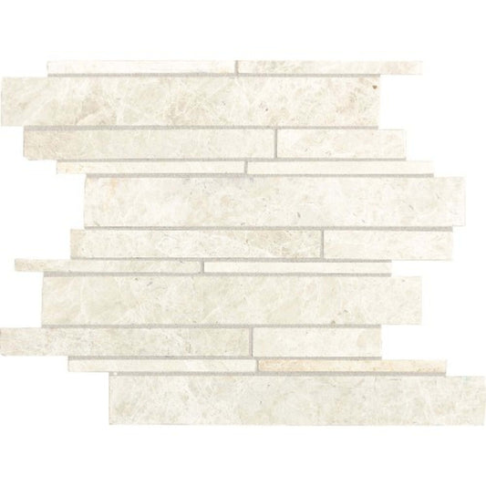 Marble Collection in White Cliffs Random Linear  Natural Stone
