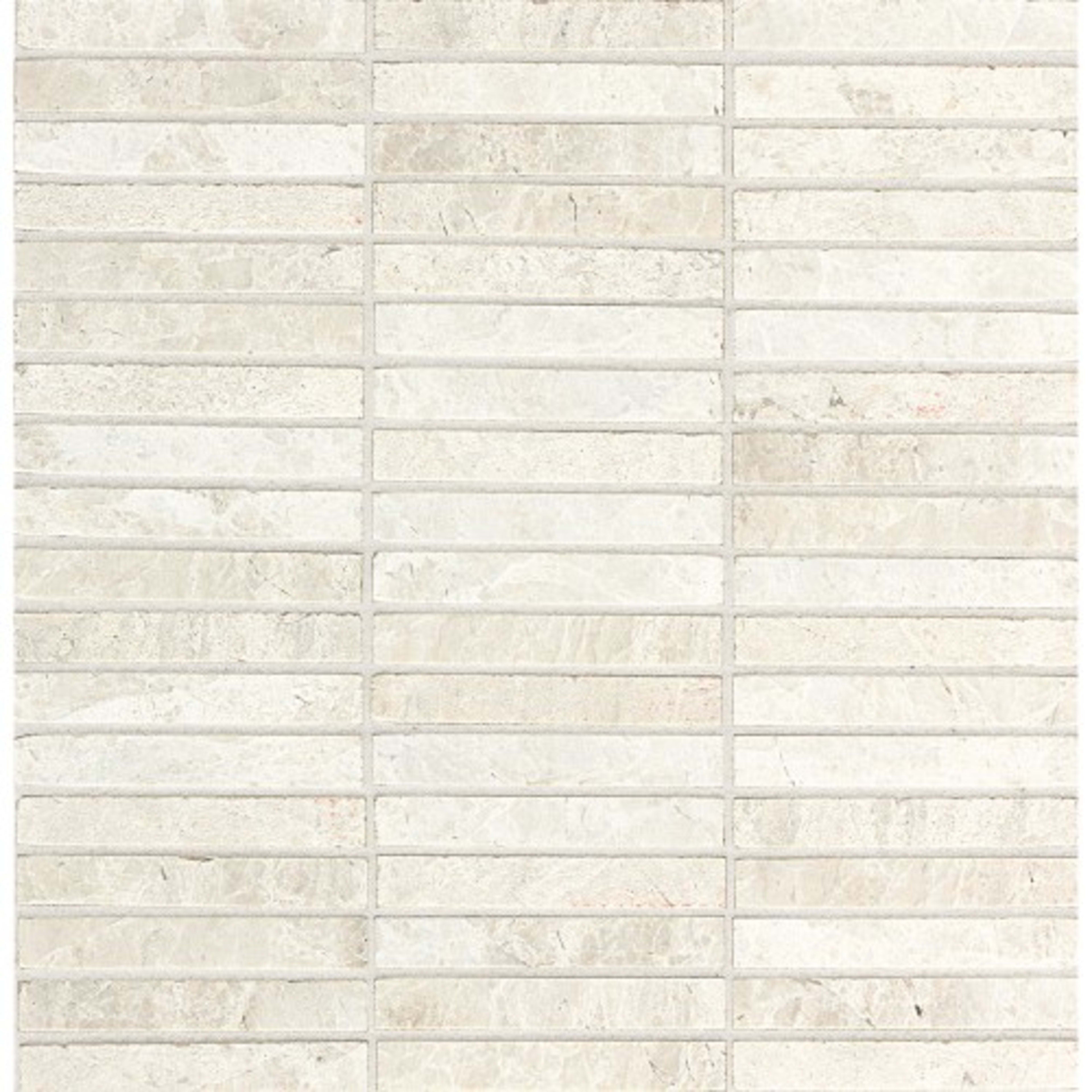 Marble Collection in White Cliffs Straight Joint Natural Stone