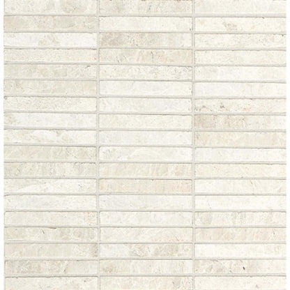 Marble Collection in White Cliffs Straight Joint Natural Stone