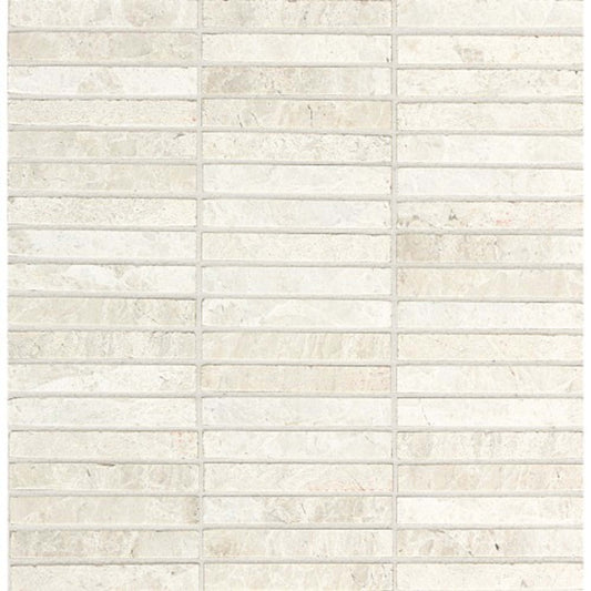 Marble Collection in White Cliffs Straight Joint Natural Stone