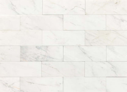 Marble Collection in Contempo White 3x6 Honed