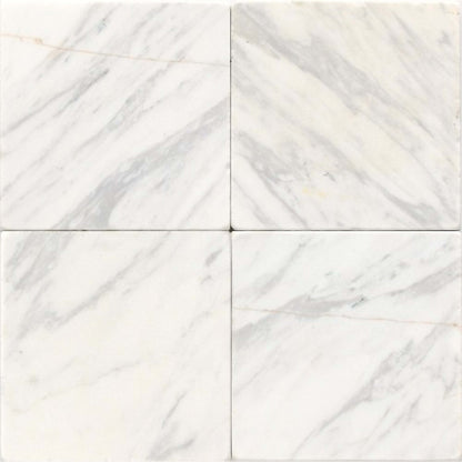 Marble Collection in Contempo White 12x12 Polished Natural Stone