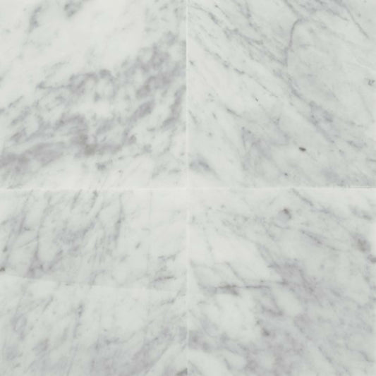 Marble Collection in Carrara White 12x24 Honed Natural Stone