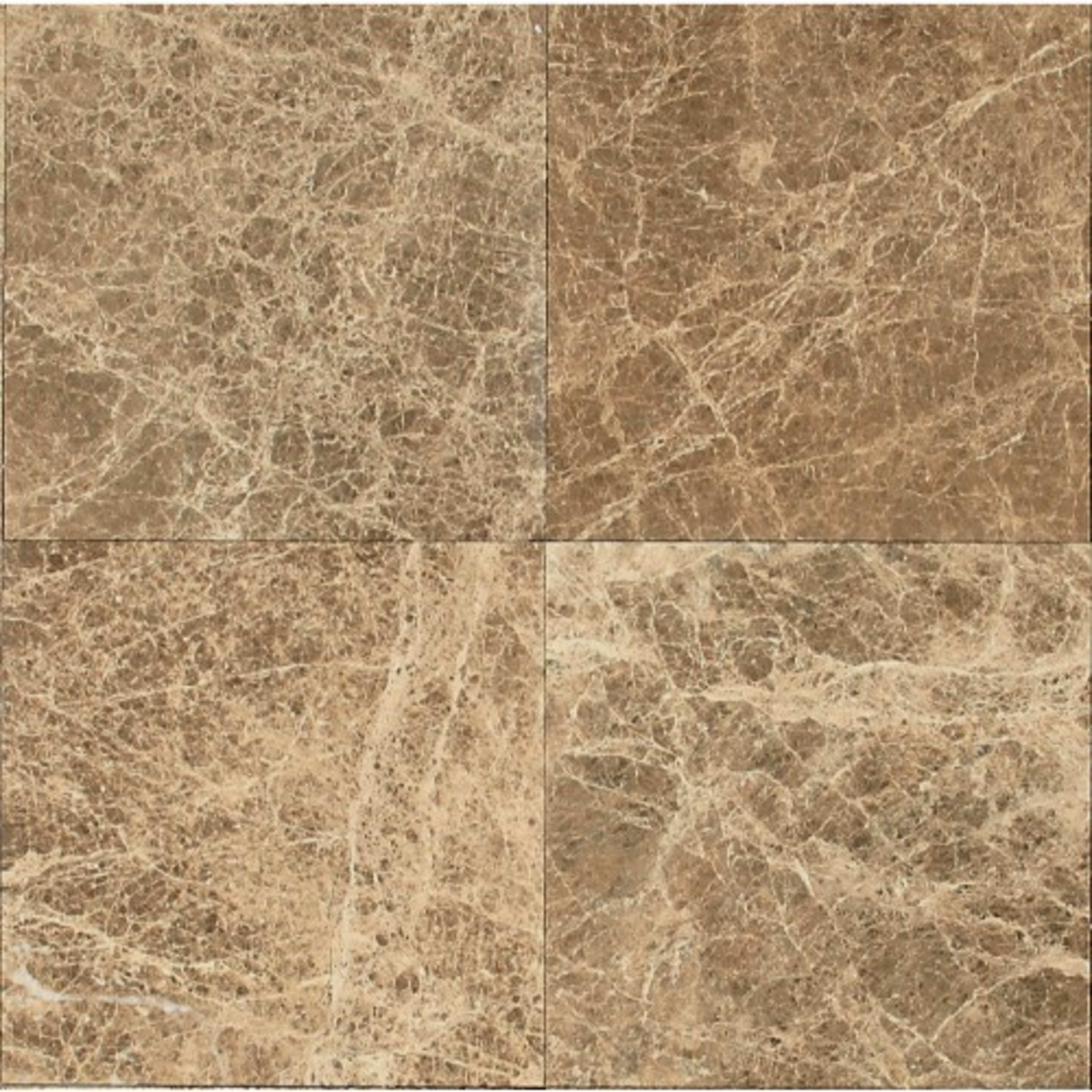 Marble Collection in Emperador Light Classico 4x4 Polished Natural Stone