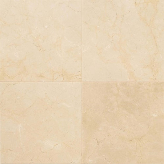 Marble Collection in Crema Marfil Elegance 12x24 Polished Natural Stone