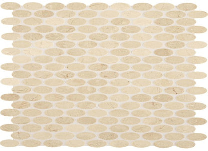 Marble Collection in Crema Marfil Classico Oval