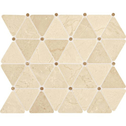 Marble Collection in Crema Marfil Classico Triangle Natural Stone