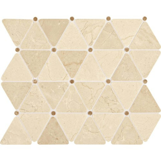 Marble Collection in Crema Marfil Classico Triangle Natural Stone