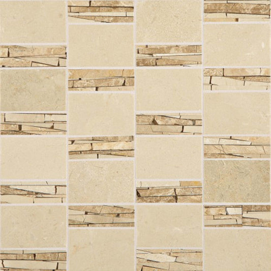 Marble Collection in Crema Marfil Classico Abstract Natural Stone