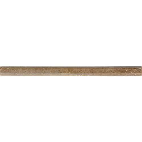 Travertine Collection in Noce Decorative .75x12
