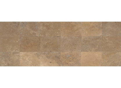 Travertine Collection in Noce 18x18 Honed