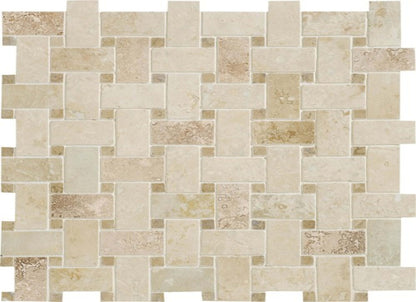 Travertine Collection in Turco Classico Basketweave