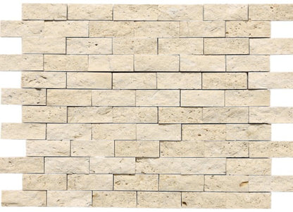 Travertine Collection in Mediterranean Ivory Brick Joint