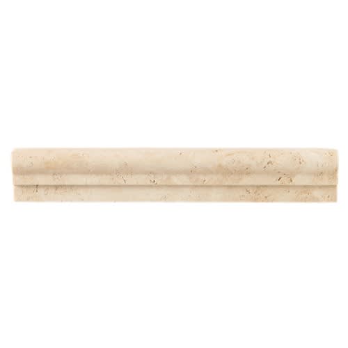 Travertine Collection in Mediterranean Ivory Decorative 2x12