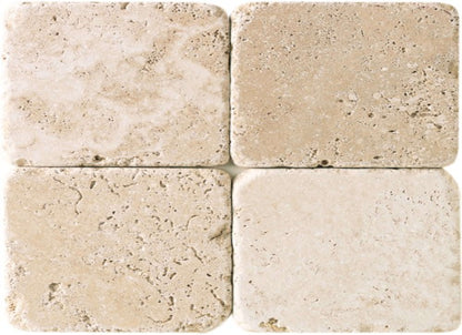 Travertine Collection in Mediterranean Ivory 12x24 Honed