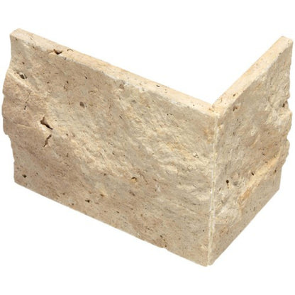 Travertine Collection in Mediterranean Ivory Decorative 4x6 Natural Stone
