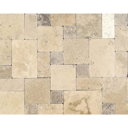 Travertine Collection in Peruvian Cream Blend Paredon Natural Stone