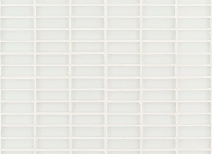 Dry Ice Mosaic in White