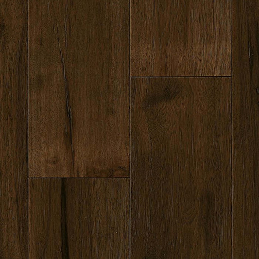 TimberBrushed Gold  Hickory Engineered in Deep Etched Mountain Retreat 7.48" Hardwood