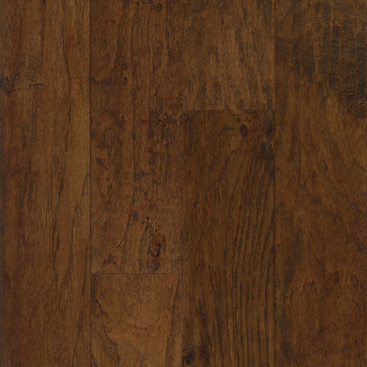 American Scrape Hickory Engineered in Wilderness Brown Hardwood