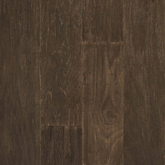 HydroBlok Hickory Engineered in Forager Brown Hardwood