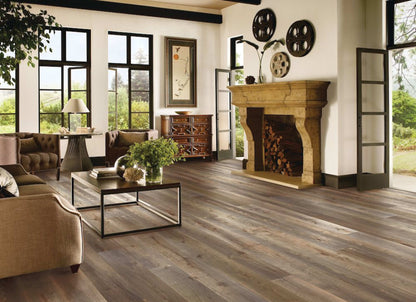 TimberBrushed Platinum  White Oak Engineered in Stormy Shade 9.056"
