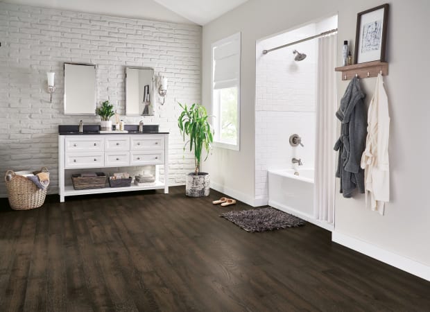 Hydropel Oak Engineered in Dark Brown 5" | Bruce