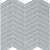 Element in Cloud Chevron Mosaic Glass Tile