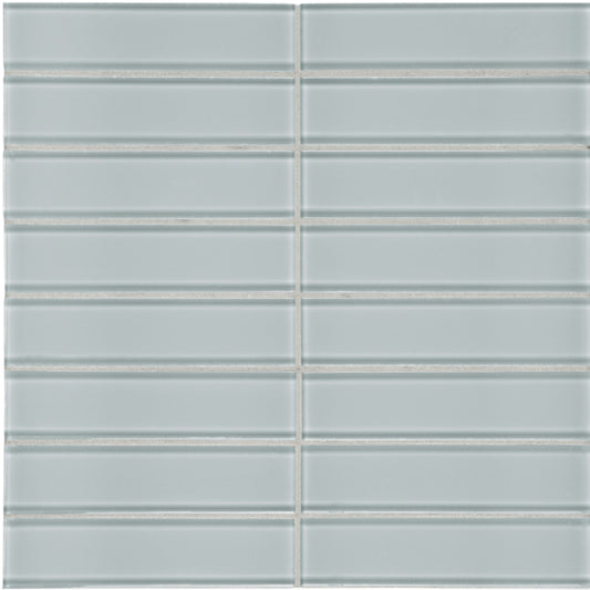 Element in Cloud Stacked Mosaic 1.5x6 Glass Tile