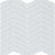 Element in Ice Chevron Mosaic Glass Tile