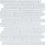 Element in Ice Random Strip Mosaic Glass Tile
