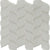 Element in Mist Petal Mosaic Glass Tile