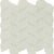 Element in Sand Petal Mosaic Glass Tile