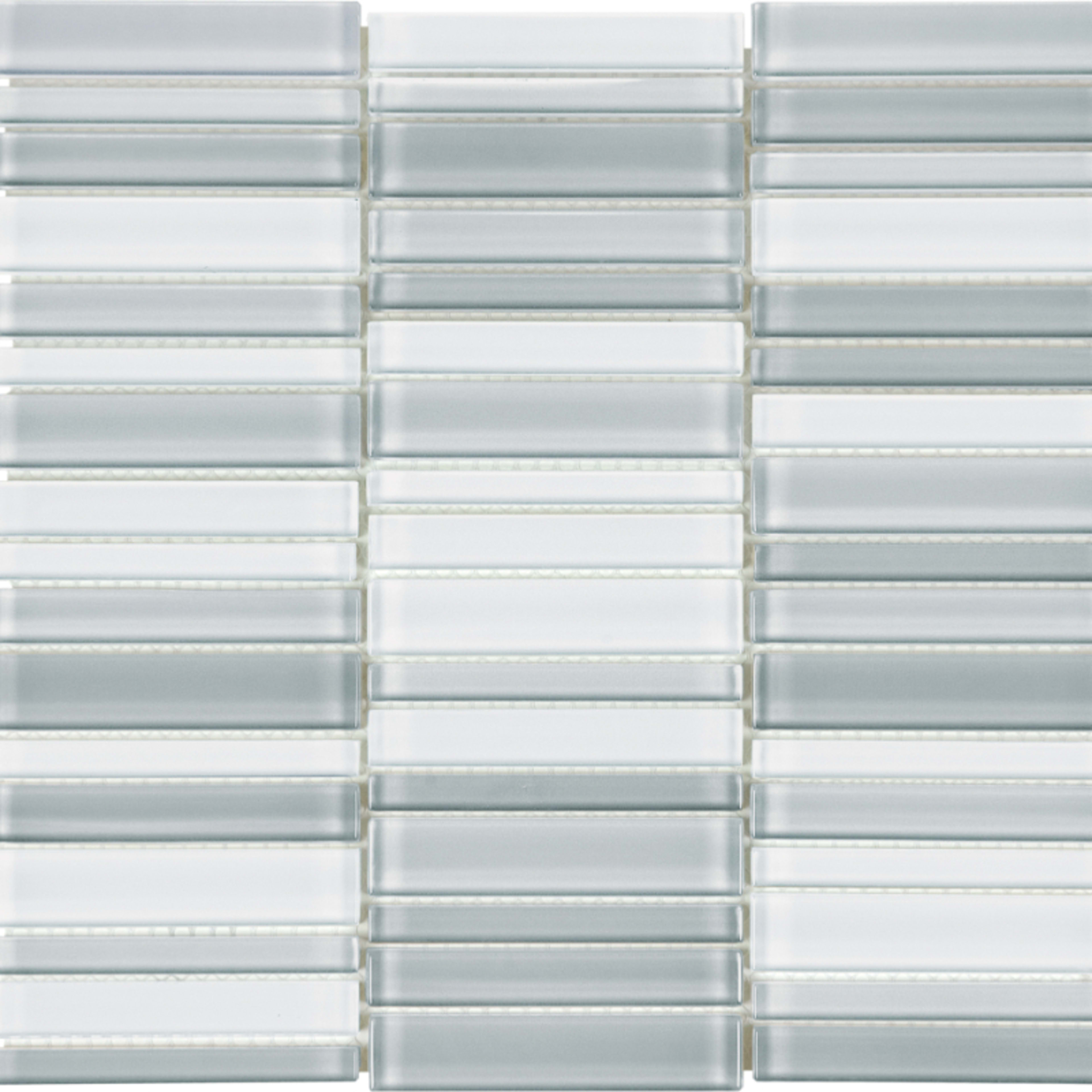 Element in Shades Of Grey Blend Stacked Glass Tile