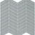 Element in Shadow Chevron Mosaic Glass Tile