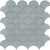 Element in Shadow Scallop Mosaic Glass Tile
