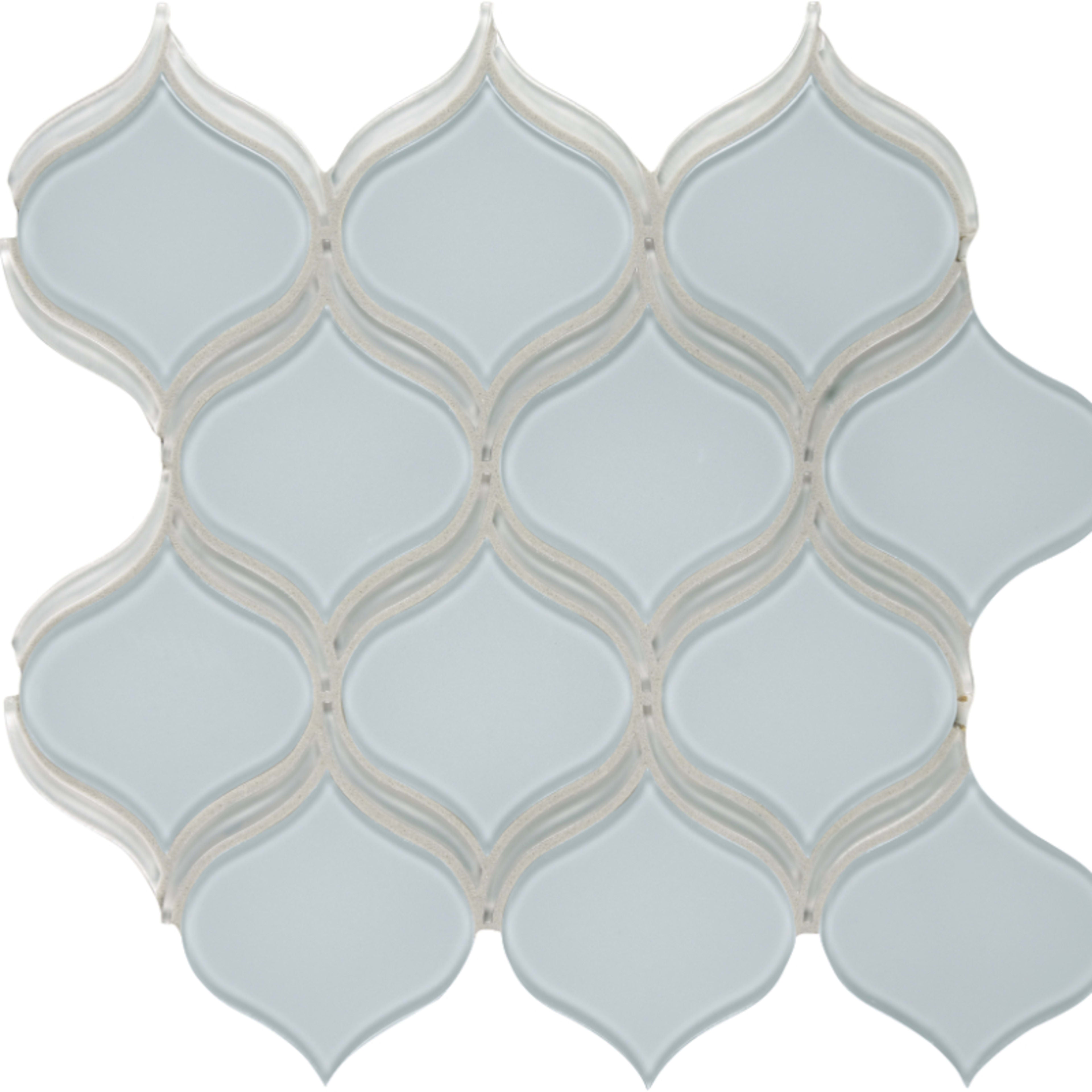 Element in Skylight Arabesque Mosaic Glass Tile