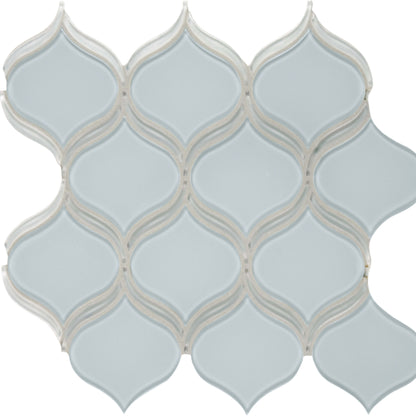 Element in Skylight Arabesque Mosaic Glass Tile