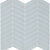 Element in Skylight Chevron Mosaic Glass Tile
