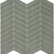 Element in Smoke Chevron Mosaic Glass Tile