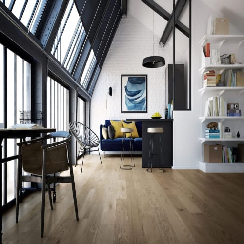 Elegancia Collection - Smooth White Oak Solid 3/4 in Madera 3.25