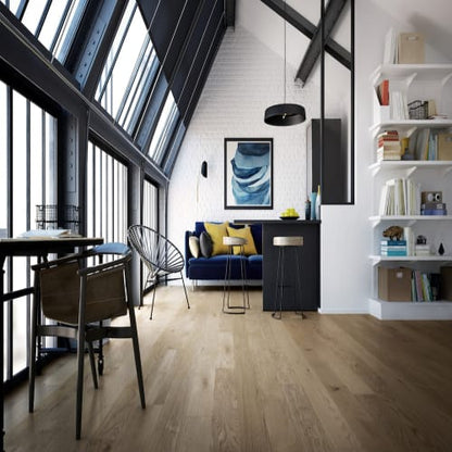 Elegancia Collection - Smooth White Oak Solid 3/4 in Madera 3.25