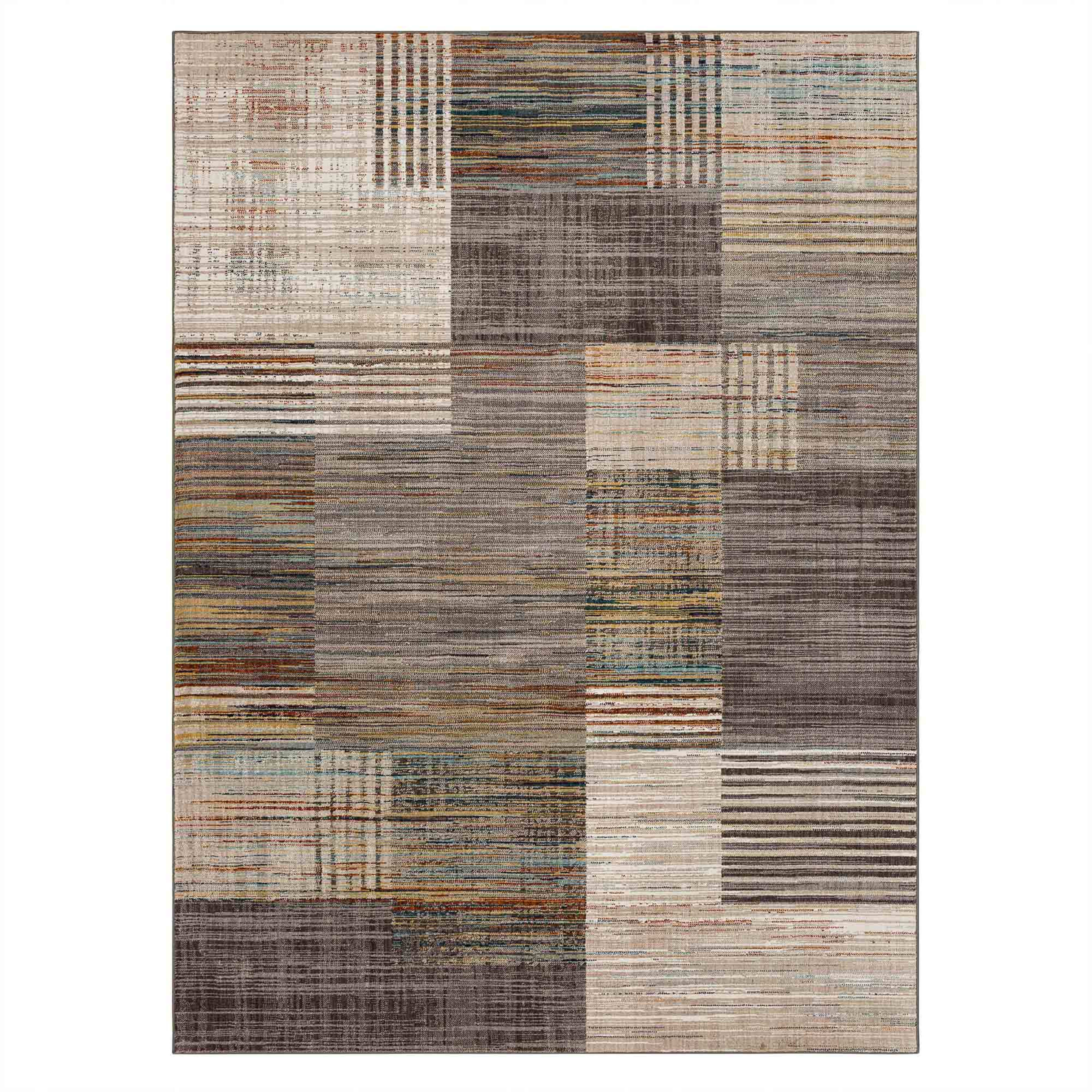 Emiliano Smokey Grey in Smokey Grey 5'3"x7'10" Area Rugs